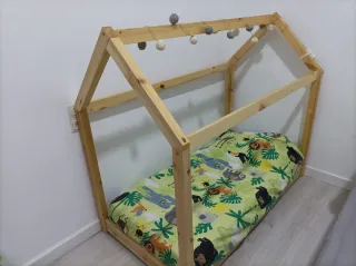 Cama Montessori Pino Natural