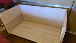 Cuna / Cama + Cómoda Cajonera Lila niña / niño
