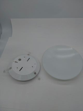Eglo Lámpara de techo MARS, aplique de pared con 1 bombilla, lámpara de techo de acero, color blanco, vidrio blanco satinado, ca