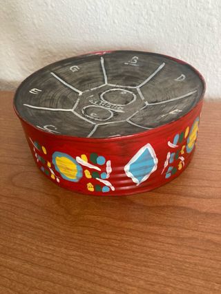 LOTE : 8 Tambores varios decorados