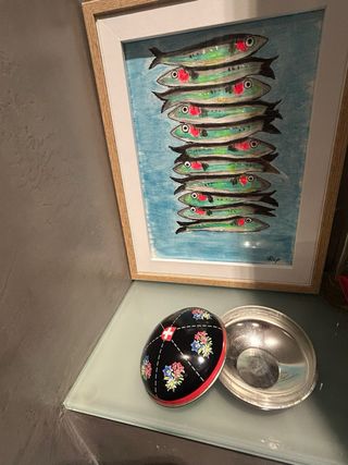 Caja metálica vintage Suiza