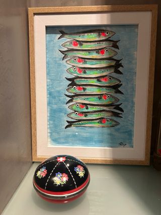 Caja metálica vintage Suiza