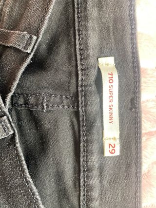Pantalones vaqueros Levi's negros, talla 29 Americ