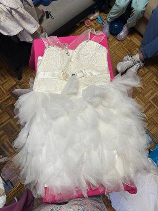 Vestido de cambio blanco