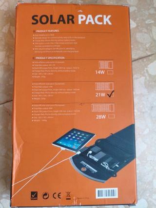 Panel Solar Plegable Portátil