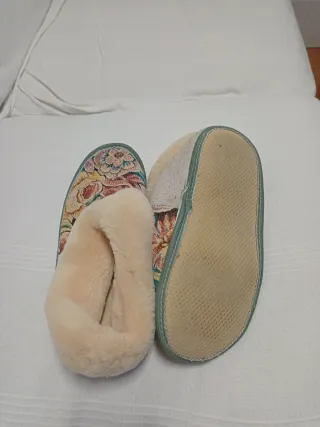 Sneakers in pelle con lana di pecora naturale taglia 40-41