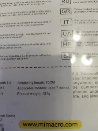 Barra de Sonido YSD + Selfie Stick Bluetooth