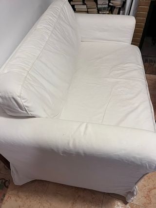 Sofá Cama 2 Plazas IKEA Blanco