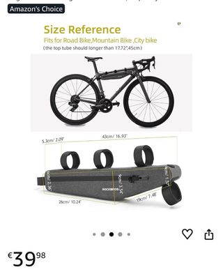 Borsa da telaio ROCKBROS per bici Gravel/MTB