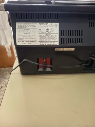 TV Sharp 10P-28G Radio Cassette