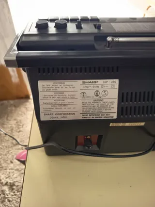 TV Sharp 10P-28G Radio Cassette