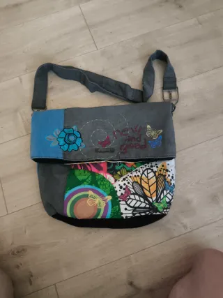 Bolso Desigual azul y gris