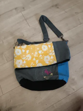 Bolso Desigual azul y gris