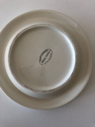 Cenicero de porcelana pintado a mano