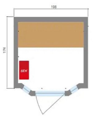 Sauna France Zen 6pax. Oportunidad.