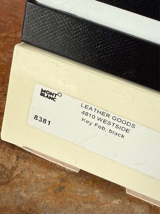 Portachiavi Montblanc Leather Collection 4810 West