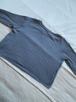 Pull and Bear Jersey Fino Primavera Azul S