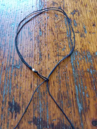 Collana minimal con pendenti rossi