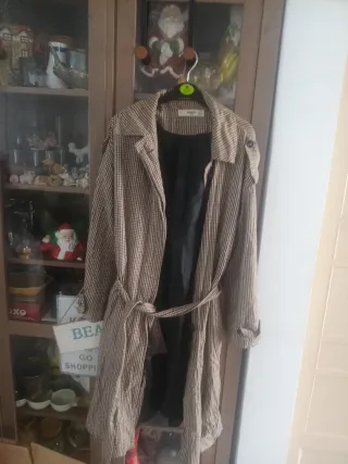 Trench Mango Beige/Marrón Talla M