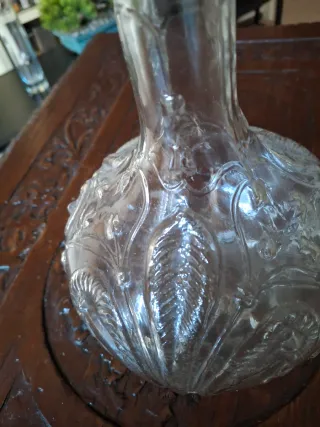 Caraffa liquore vintage decorata