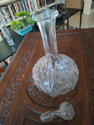 Caraffa liquore vintage decorata