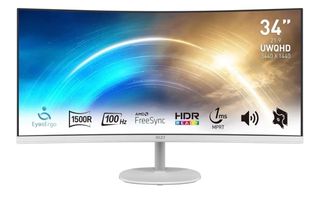 Monitor Curvo MSI 34” Blanco