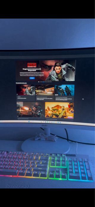 Monitor Curvo MSI 34” Blanco