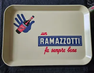 Vassoio pubblicitario Ramazzotti anni 70