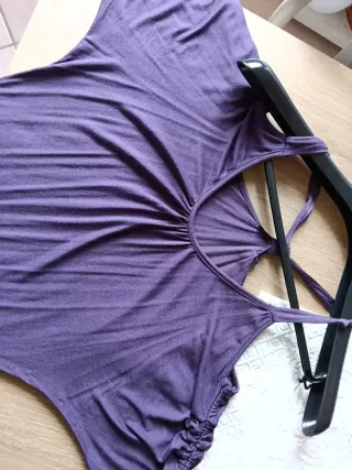 Vestito minigonna blu/viola taglia S