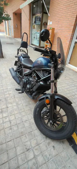 Honda Rebel 500 Negra/Azul