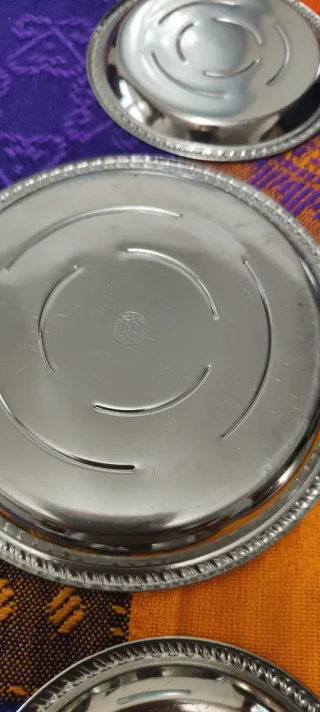 Sottobicchieri Acciaio inox set da 7