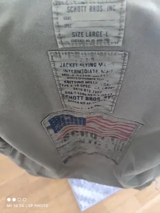 Cazadora Scott Militar Talla L Hombre