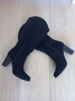 Botas Ante Altas Mujer T36