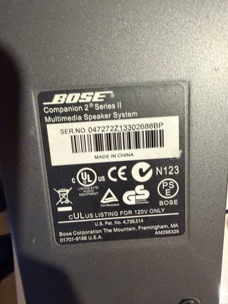 Altavoces Bose Plata