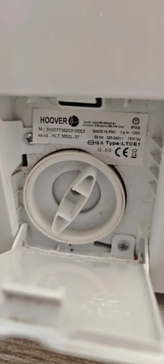 Lavadora Hoover 6.5kg Modelo HLT 3652L-37