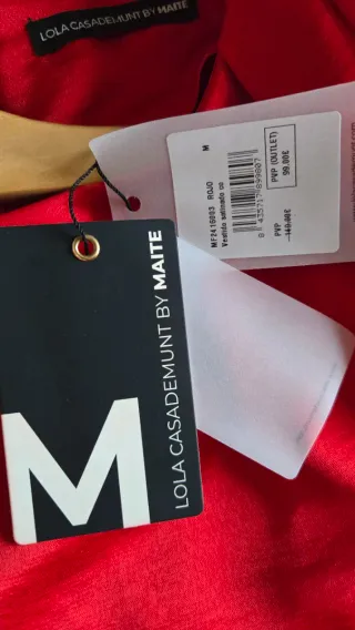 Vestido rojo Lola Casademunt