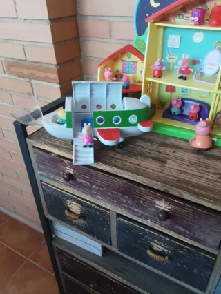 Lote Casa Peppa Pig, Tren y Avión