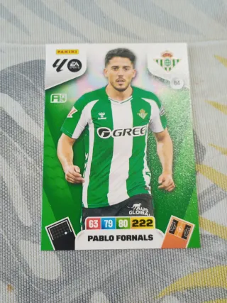 Carta Panini Adrenalyn Pablo Fornals