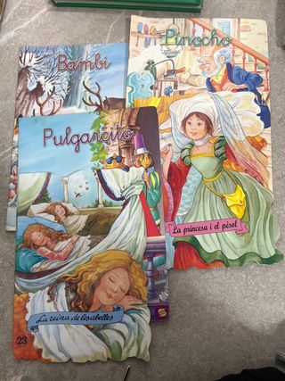 Pulgarcito, pinocho, bambi y mas