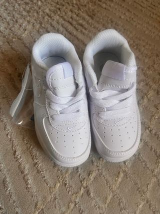 Zapatillas Nike Air Force 1 Bebé Blancas