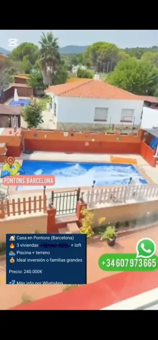 Casa  de 3 viviendas + loft