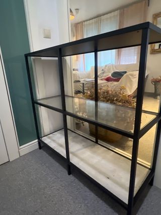 Recibidor Ikea Metal y Cristal