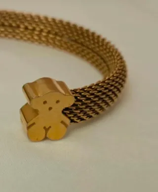 Pulsera Tous Oso Dorada