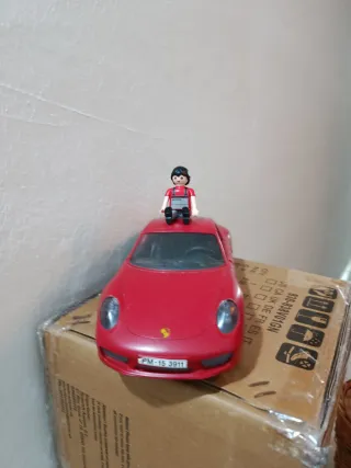 Coche Porsche Rojo Playmobil
