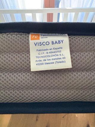 Cuna madera lovely premium abatible + colchón +