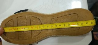 Espardeñas Fallero Beige y Negro