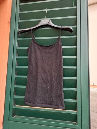 Canotta Primark Nera Taglia XS