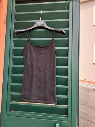 Canotta Primark Nera Taglia XS