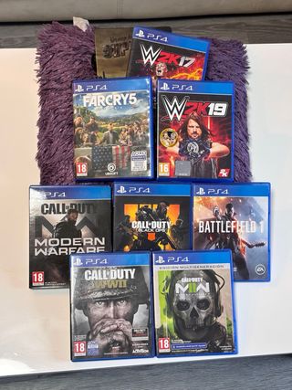Lote Juegos PS4 pack 85 euros.