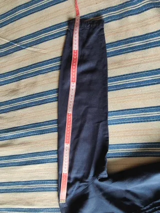 Camisa Mango Lino Azul Talla M